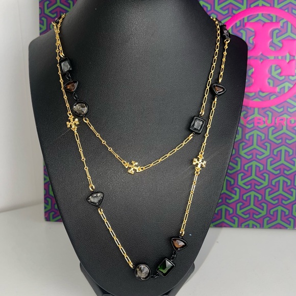 New Tory Burch ROXANNE DELICATE LONG NECKLACE - Picture 14 of 15